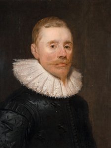 Portræt af en gentleman, 1600-1700. af Unbekannt