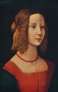 Portræt af en pige, c1490, c1915 af Unbekannt