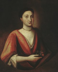 Portræt af en dame muligvis Hannah Stillman, 1720-30.