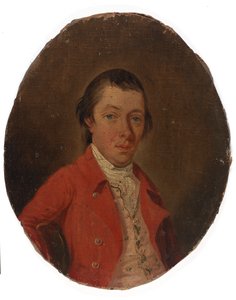 Portræt af en mand, ca. 1790. af Unbekannt