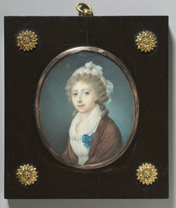 Portræt af en adelskvinde, ca. 1795. af Unbekannt