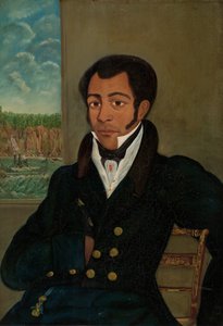 Portræt af en skibsfoged, sandsynligvis 1829. af Unbekannt