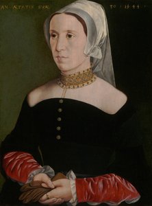 Portræt af en kvinde, 1544. af Unbekannt