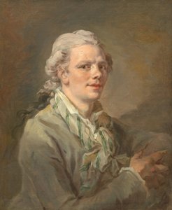 Portræt af en ung mand, muligvis ca. 1770. af Unbekannt