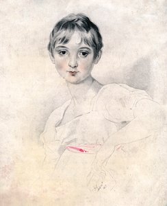 Portræt af en pige, 1813 af Unbekannt