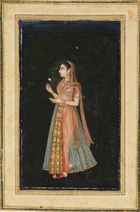 Portræt af en dame, 1620-1630 af Unbekannt