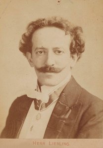 Portræt af pianist og komponist Georg Liebling 1865-1946, ca. 1900 af Unbekannt