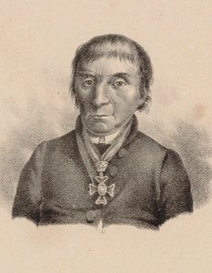 Portræt af pianist og komponist Maximilian Stadler 1748-1833, 1830. af Unbekannt