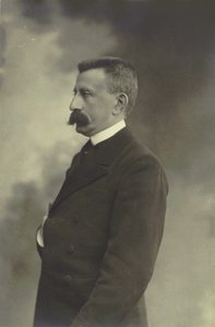 Portræt af pianist og komponist Moritz Moszkowski 1854-1925, ca. 1900. af Unbekannt