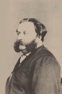 Portræt af komponisten Alfred Jaëll 1832-1882. af Unbekannt