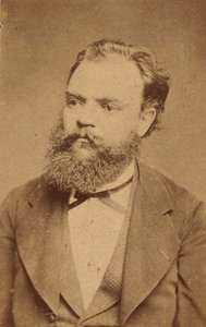 Portræt af komponisten Antonin Dvorak 1841-1904, ca. 1880. af Unbekannt
