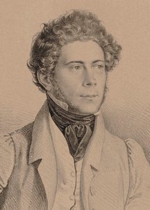 Portræt af komponisten Joseph Lanner 1801-1843, 1830. af Unbekannt