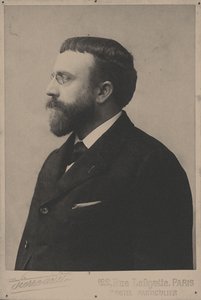 Portræt af komponisten Paul Vidal 1863-1931. af Unbekannt