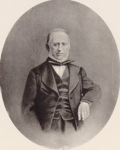 Portræt af komponisten Saverio Mercadante 1795-1870. af Unbekannt