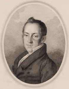 Portræt af komponisten Saverio Mercadante 1795-1870. af Unbekannt