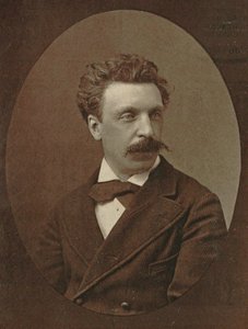 Portræt af komponisten Victorin de Joncières 1839-1903. af Unbekannt
