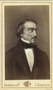 Portræt af litteraturkritikeren og filosoffen Vissarion G. Belinsky 1811-1848 af Unbekannt