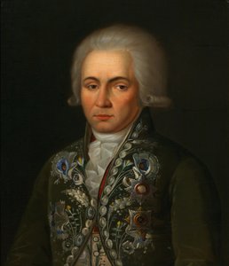 Portræt af digteren Gavrila R. Derzhavin 1743-1816, 1790