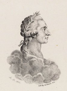 Portræt af komponisten Antonio Sacchini 1730-1786, 1823. af Unbekannt