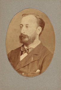 Portræt af komponisten Camille Saint-Saëns 1835-1921, ca. 1880. af Unbekannt