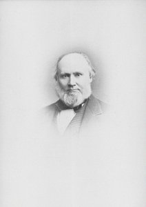 Portræt af komponisten Edward John Hopkins 1818-1901. af Unbekannt