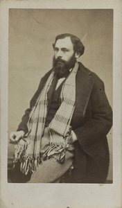 Portræt af komponisten Ferdinand Poise 1828-1892, ca. 1875. af Unbekannt