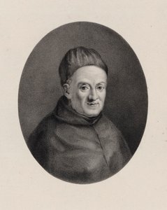 Portræt af komponisten Giovanni Battista Martini 1706-1784. af Unbekannt