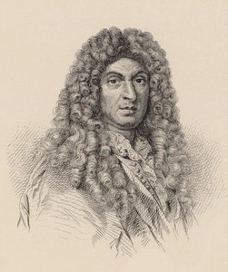 Portræt af komponisten Jean-Baptiste Lully 1632-1687. af Unbekannt
