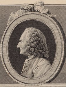 Portræt af komponisten Jean-Philippe Rameau 1683-1764. af Unbekannt
