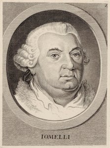 Portræt af komponisten Niccolò Jommelli 1714-1774. af Unbekannt