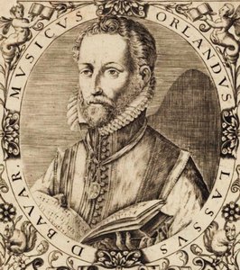 Portræt af komponisten Roland de Lassus 1532-1594. af Unbekannt