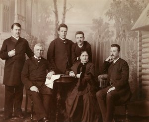Portræt af Sophia Perovskayas familie, 1860