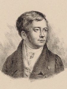 Portræt af organisten og komponisten Friedrich Schneider 1786-1853. af Unbekannt