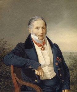 Portræt af maleren Alexander Sauerweid 1782-1844, første kvartal af 1800-tallet. af Unbekannt