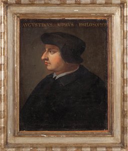 Portræt af filosoffen Agostino Nifo, 1700-tallet. af Unbekannt