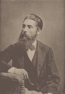 Portræt af pianisten og komponisten Adolf Jensen 1837-1879. af Unbekannt