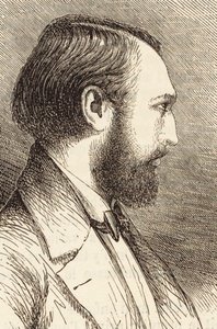 Portræt af pianisten og komponisten Louis Lacombe 1818-1884. af Unbekannt