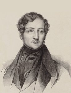 Portræt af pianisten og komponisten Sigismund Thalberg 1812-1871. af Unbekannt