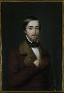 Portræt af digteren Joseph Méry 1798-1866, ca. 1830-1840. af Unbekannt