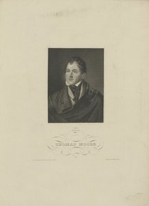 Portræt af digteren Thomas Moore 1779-1852, 1830