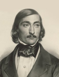 Portræt af violinisten og komponisten Delphin Alard 1815-1888, ca. 1840. af Unbekannt