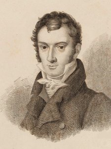 Portræt af violinisten og komponisten Josef Mayseder 1789-1863, 1824. af Unbekannt