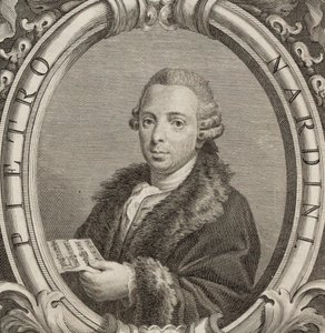 Portræt af violinisten og komponisten Pietro Nardini 1722-1793, 1782. af Unbekannt