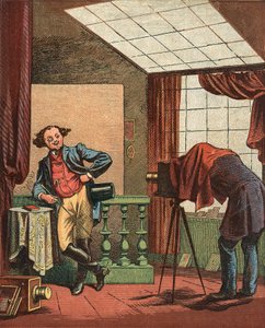 Portrætfotografstudie, 1871 af Unbekannt