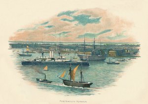 Portsmouth Havn, c1890 af Unbekannt