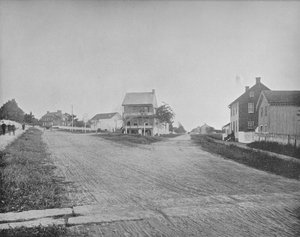 Stilling besat af Union Sharpshooters i Gettysburg, Pennsylvania, c1897. af Unbekannt