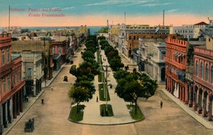 Prado Promenade, Havana, Cuba, 1910 af Unbekannt