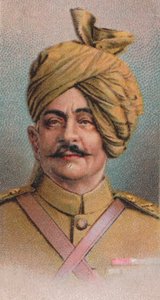 Pratap Singh 1845-4 -1922, britisk indiske hærofficer, Maharaja af Idar, 1917 af Unbekannt