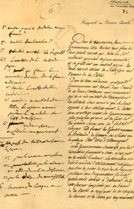 Forberedende notater til konkordatet, 22. november 1800, 1921. af Unbekannt