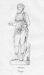 Priapo Priape, c1850 af Unbekannt